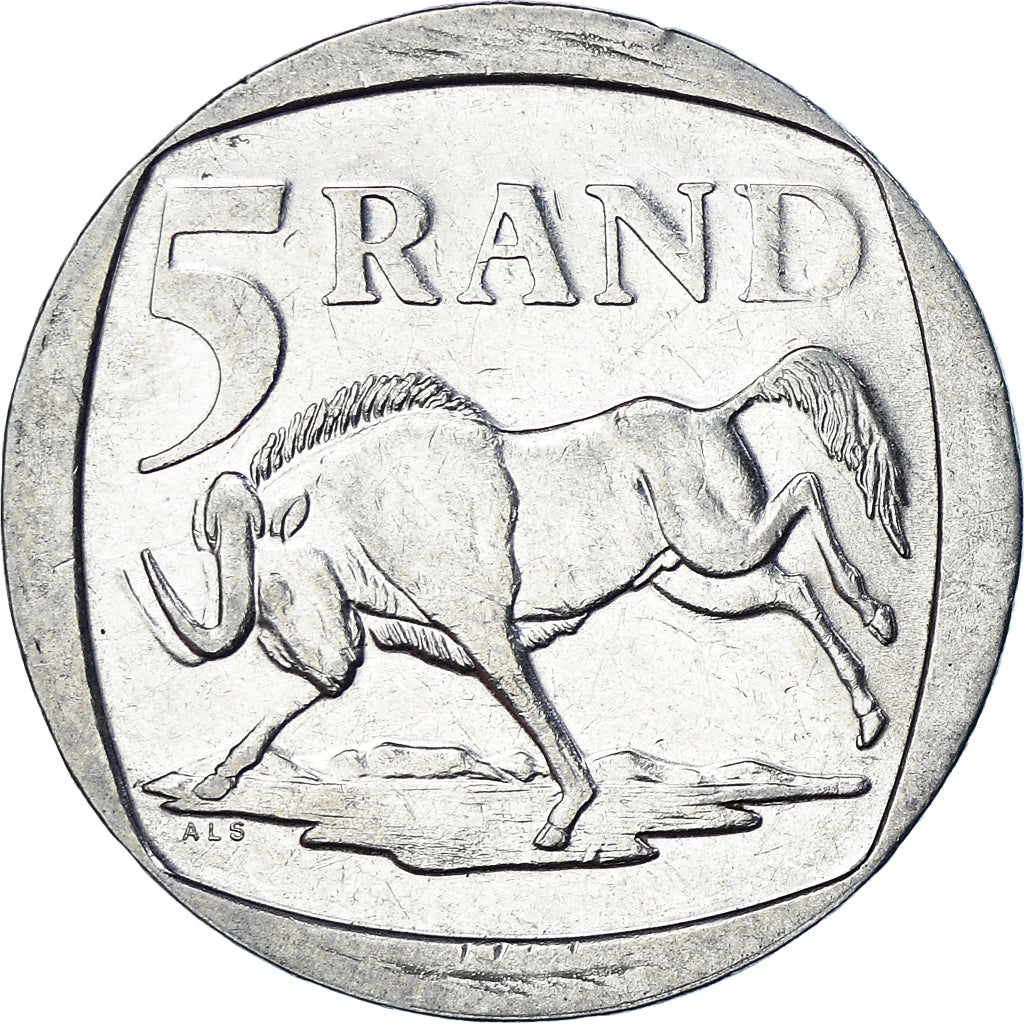 Coin, South Africa, 5 Rand, 2000