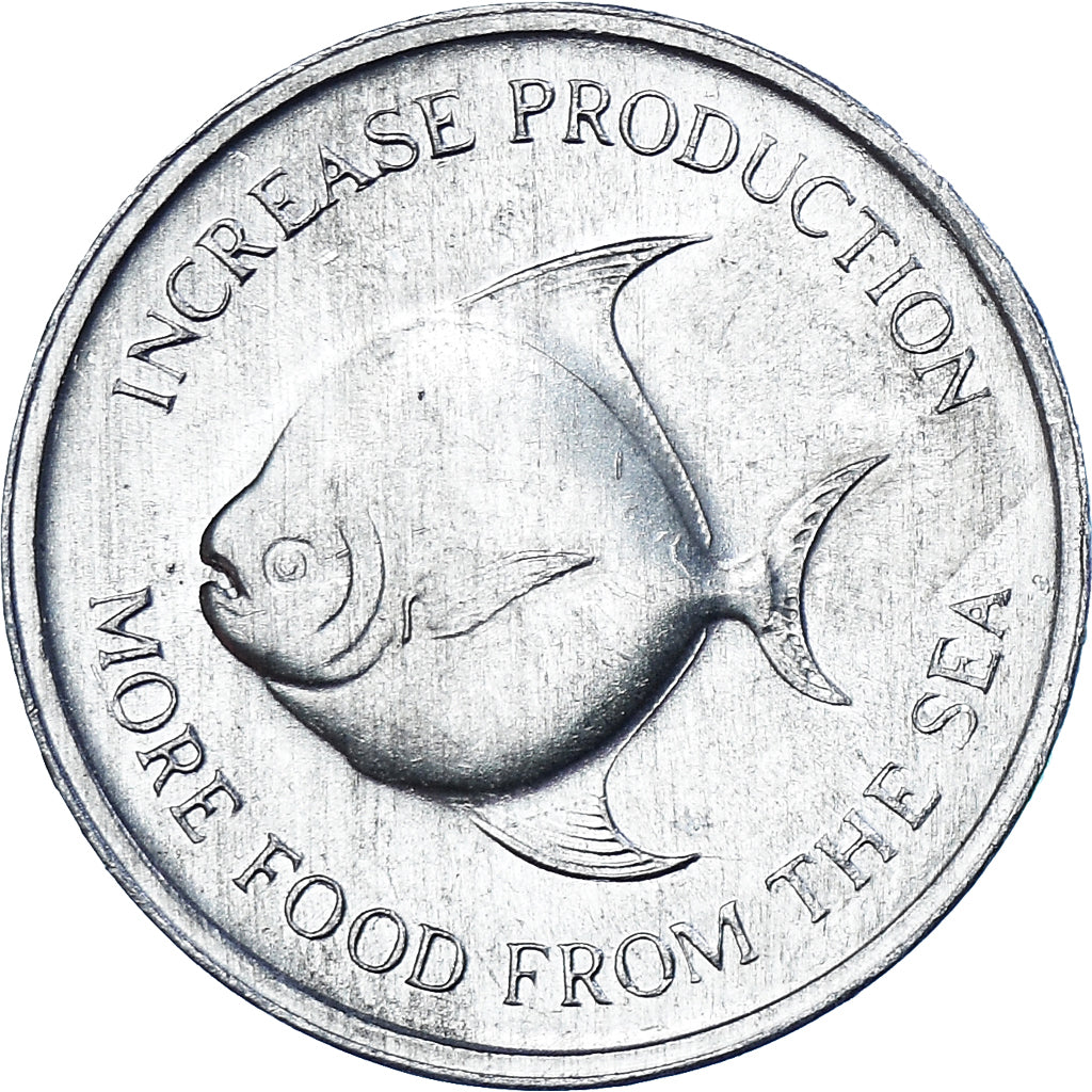 Moeda, Singapura, 5 Cents, 1971