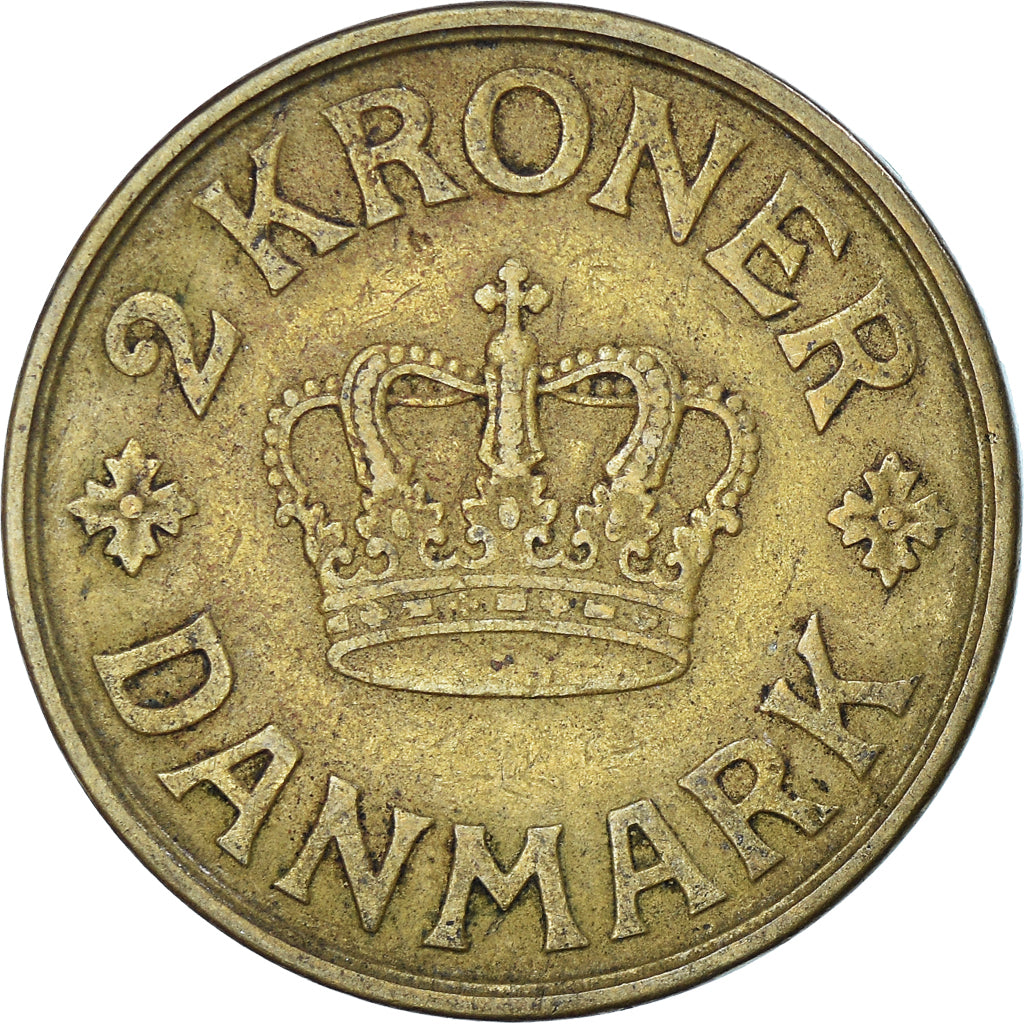 Moneta, Dania, 2 Kroner, 1925