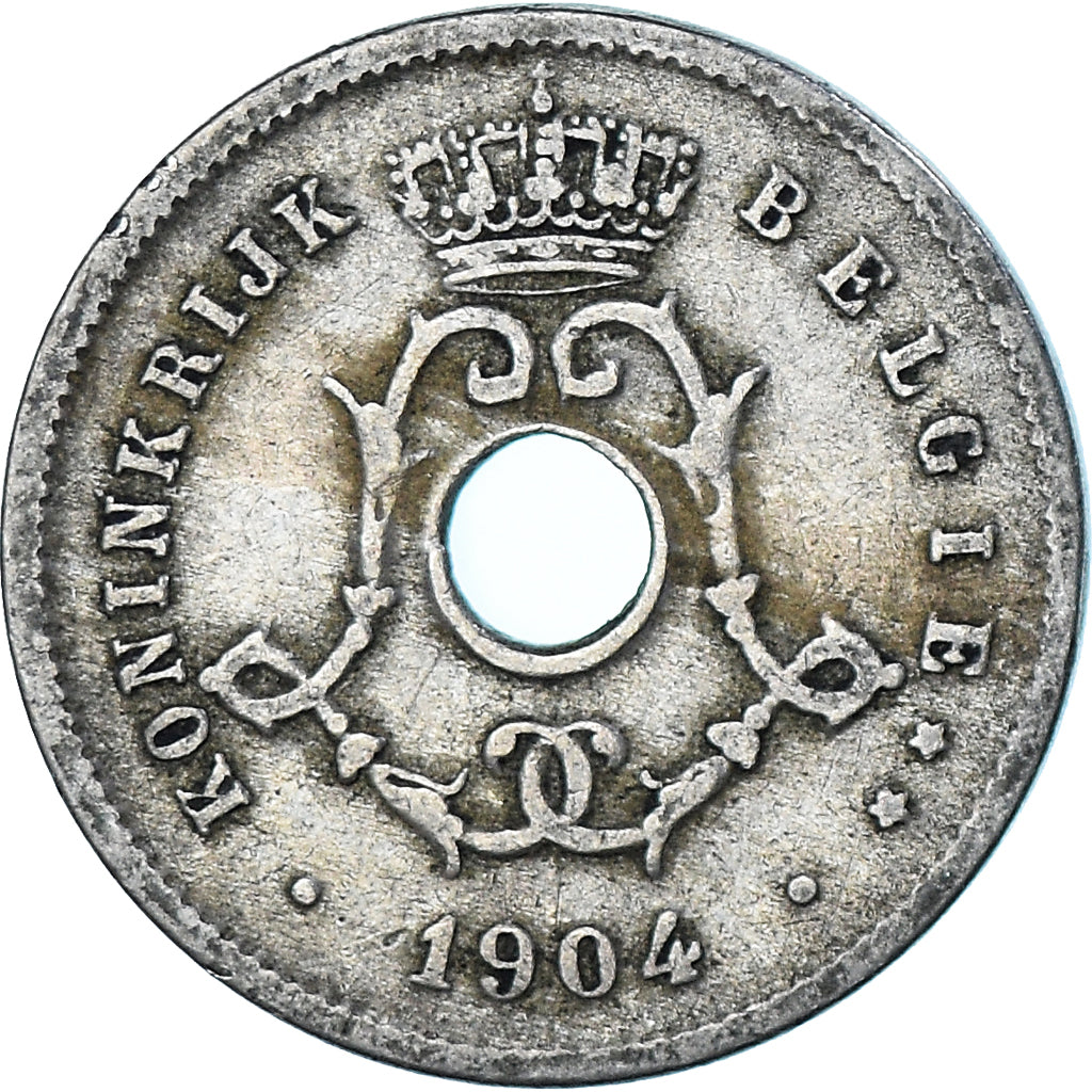 Moneda, Bélgica, 5 Centimes, 1904