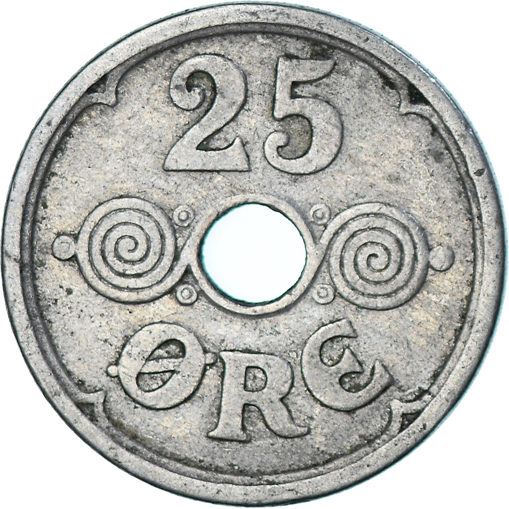 Coin, Denmark, 25 Öre, 1924