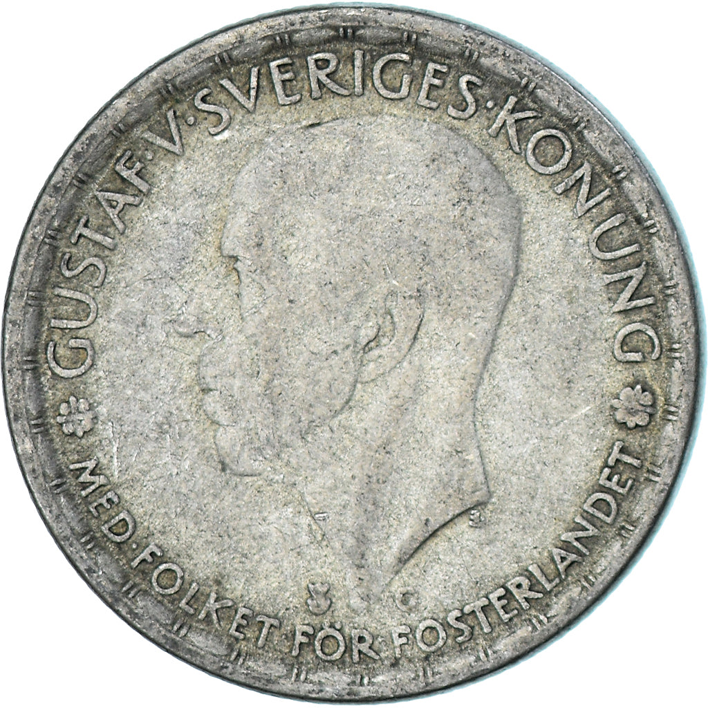 Moneta, Szwecja, Krona, 1945