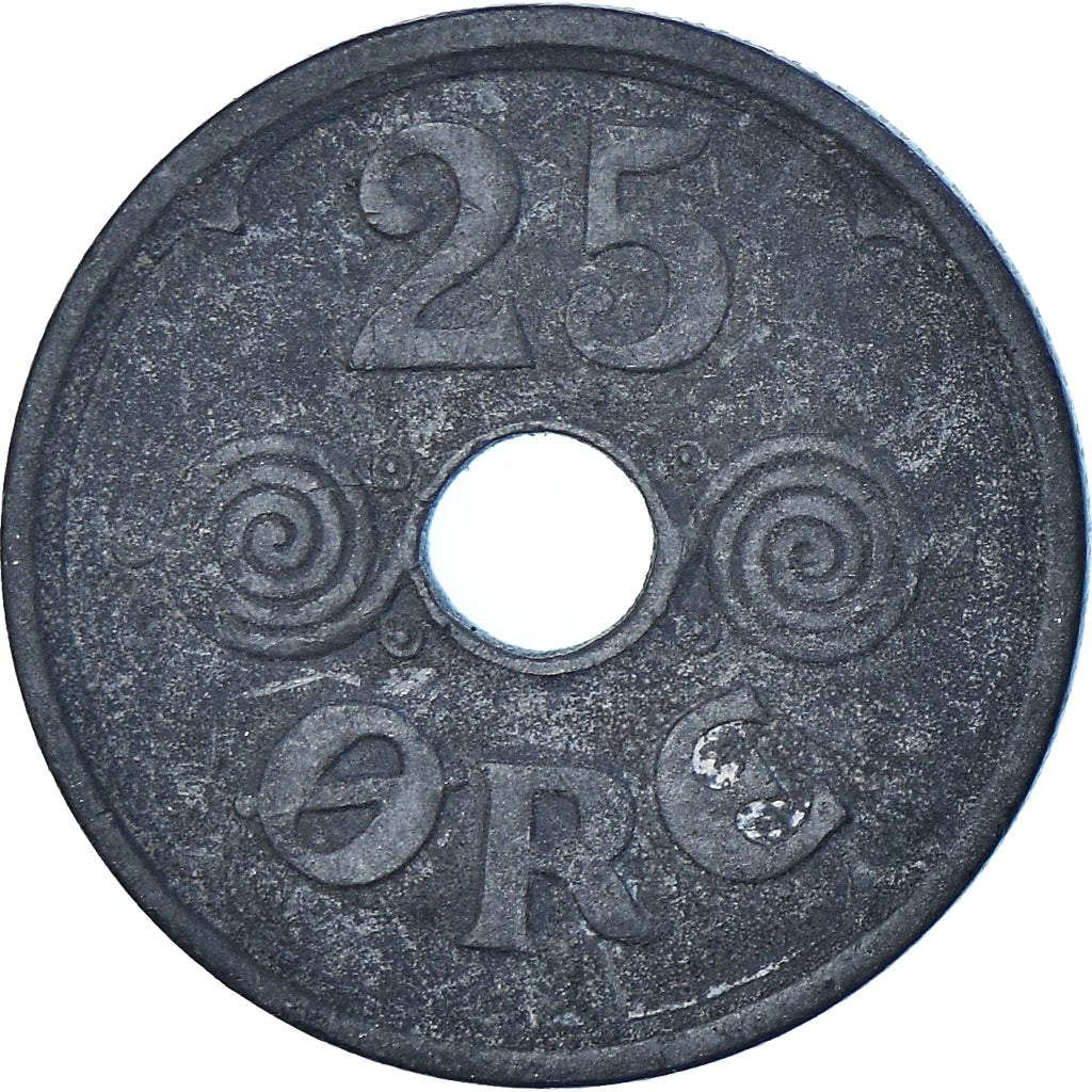Moneta, Danimarca, 25 Öre, 1942