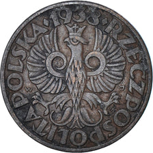 Münze, Polen, 5 Groszy, 1938