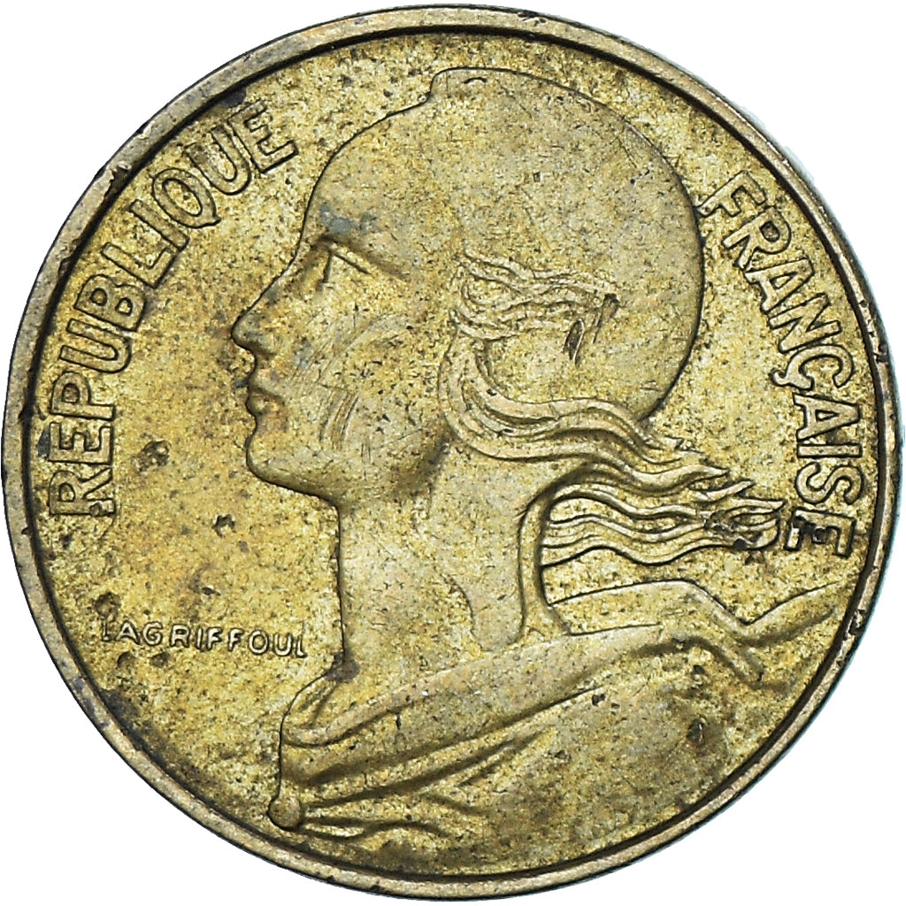 Moneda, Francia, 10 Centimes, 1964