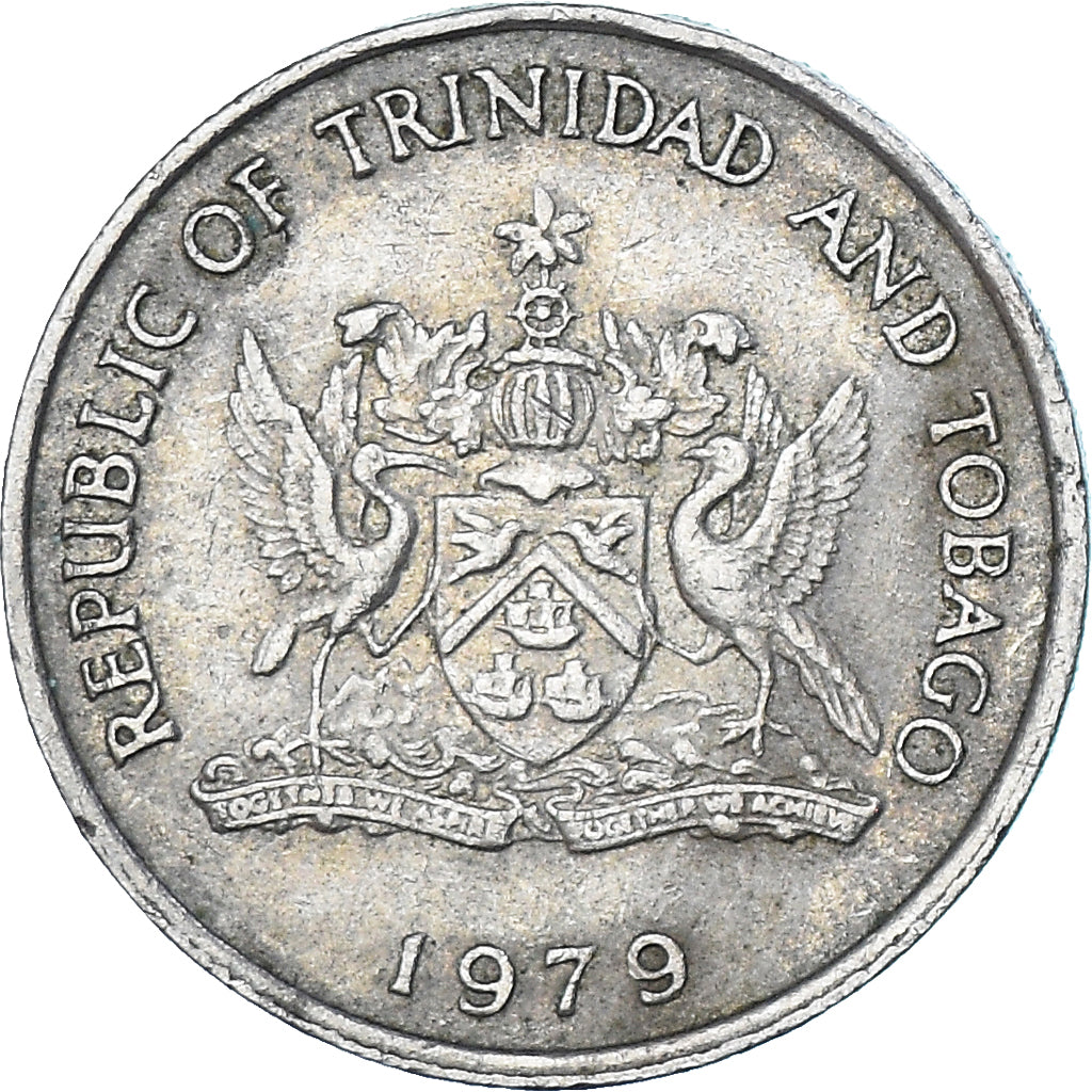 Moneda, TRINIDAD & TOBAGO, 25 Cents, 1979