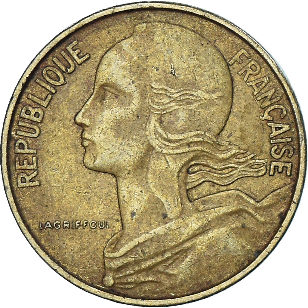 Moneta, Francia, 10 Centimes, 1965
