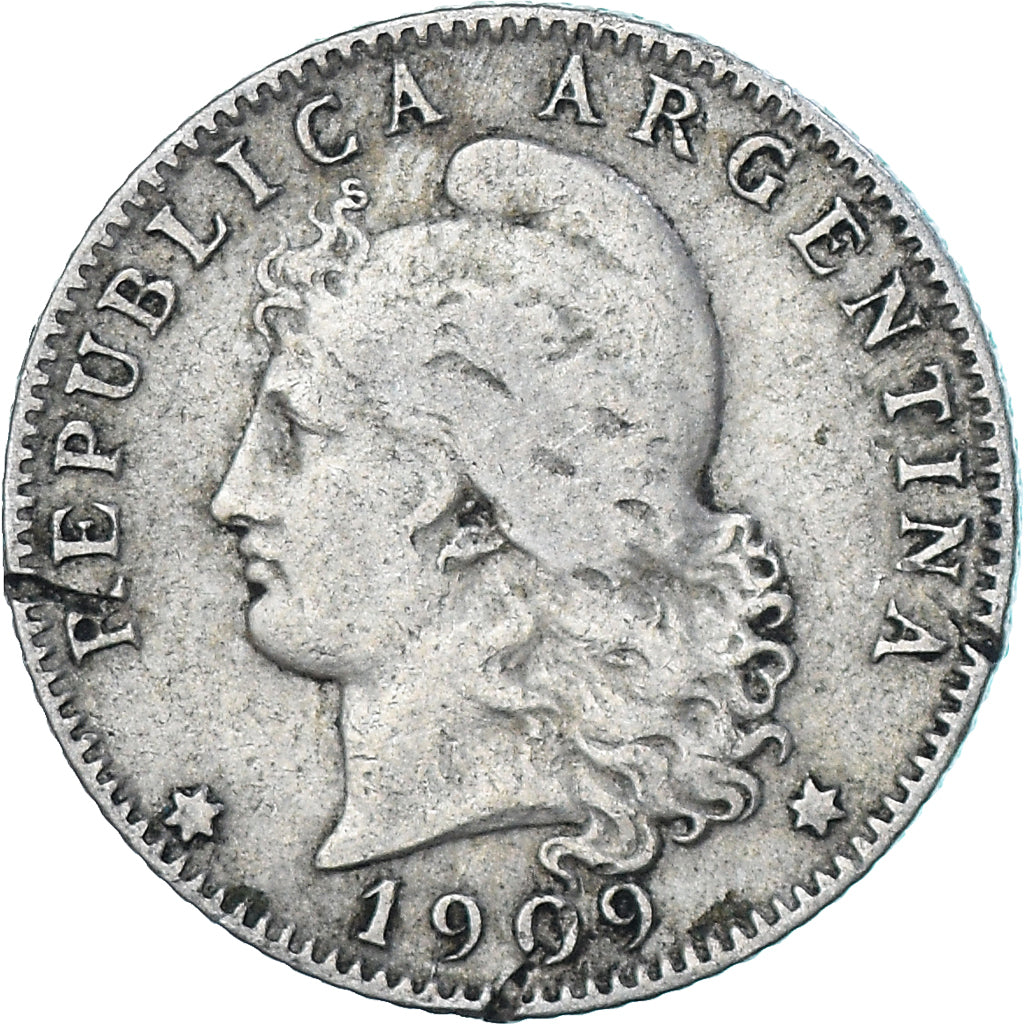 Moneta, Argentina, 20 Centavos, 1909