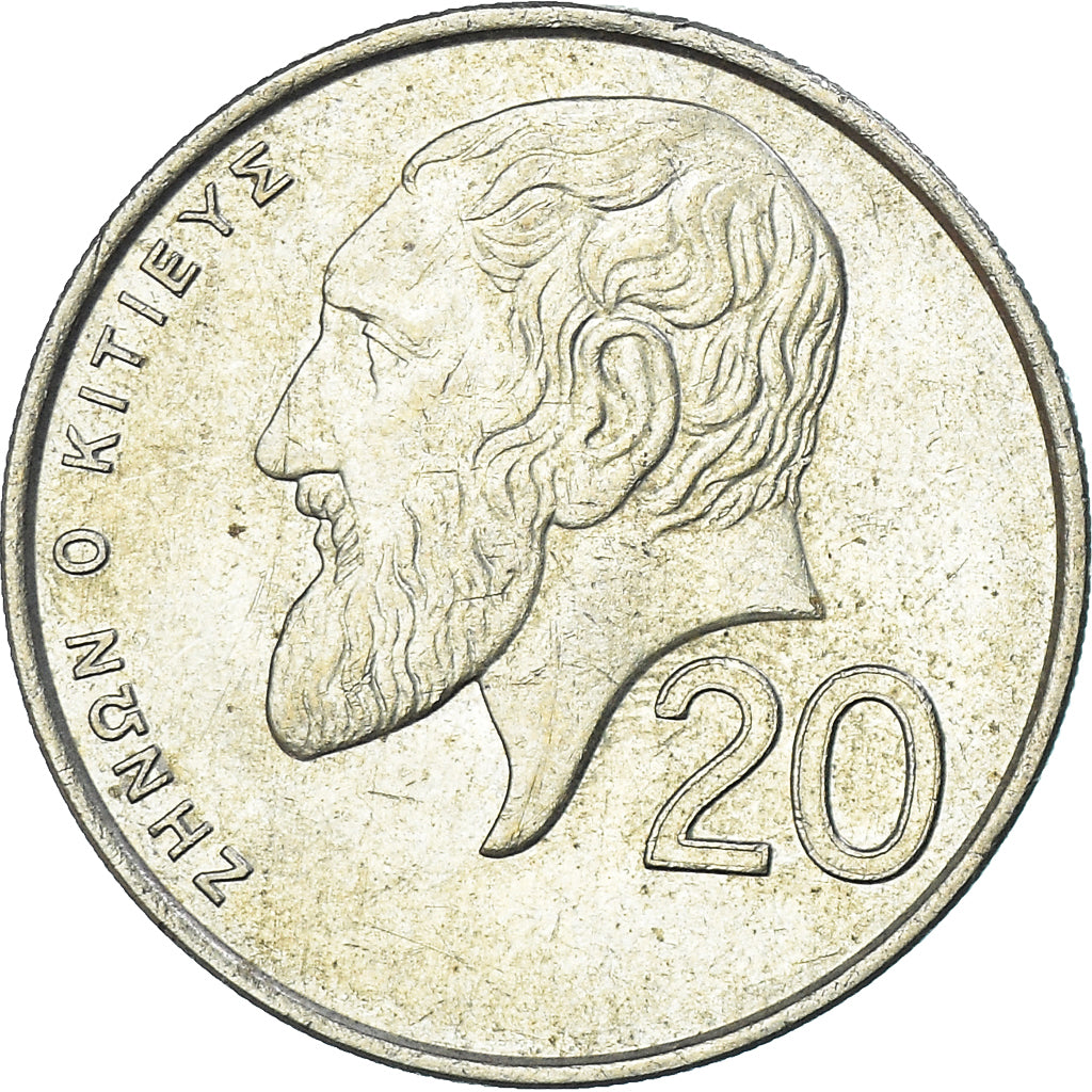 Münze, Zypern, 20 Cents, 1991