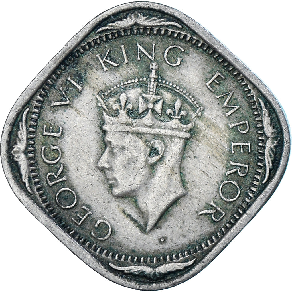 Moneda, India, 2 Annas, 1940