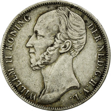 Coin, Netherlands, William II, Gulden, 1846, Utrecht, EF(40-45), Silver, KM:66