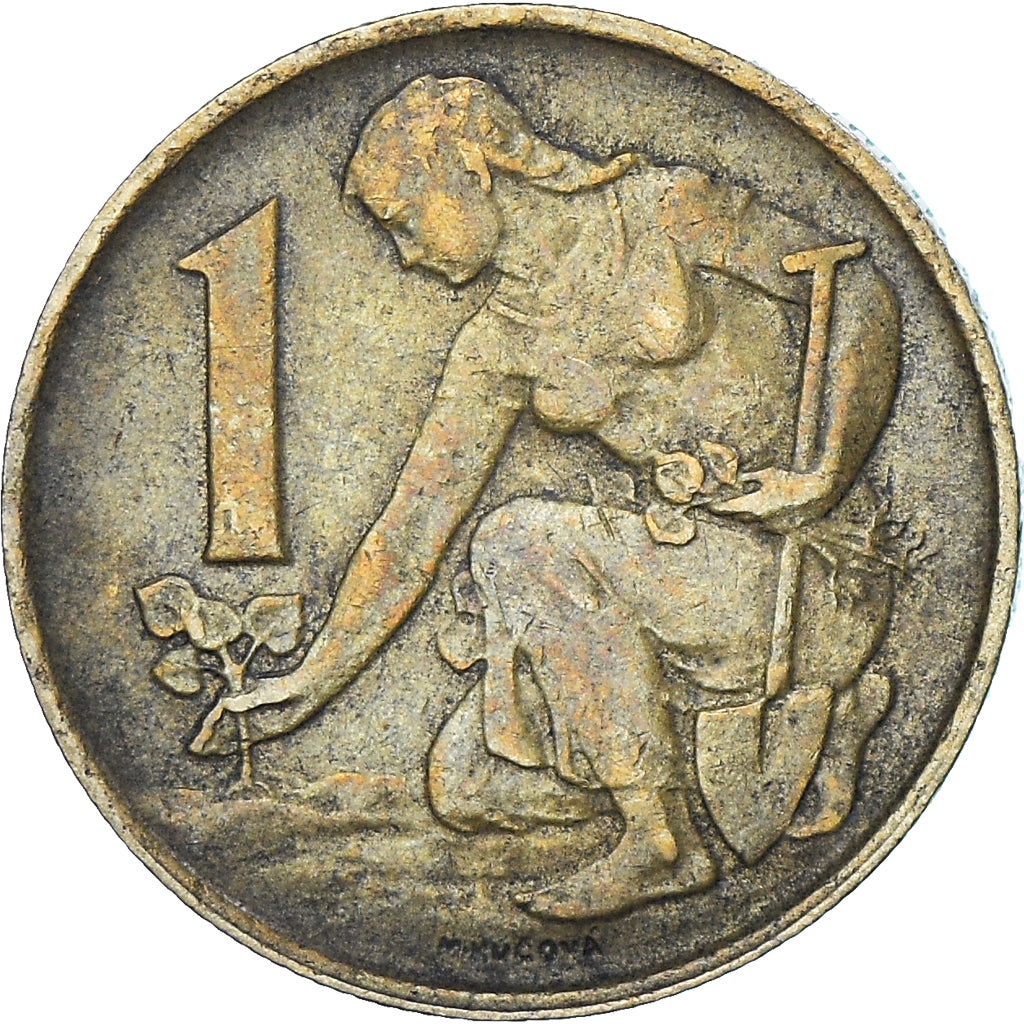 Coin, Czechoslovakia, Koruna, 1983