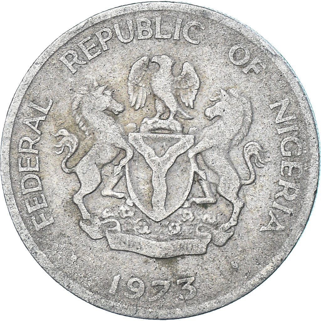 Monnaie, Nigéria, 10 Kobo, 1973