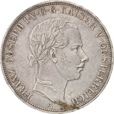 AUSTRIA, Thaler, 1857, Vienne, KM #2244, AU(50-53), Silver, 18.56