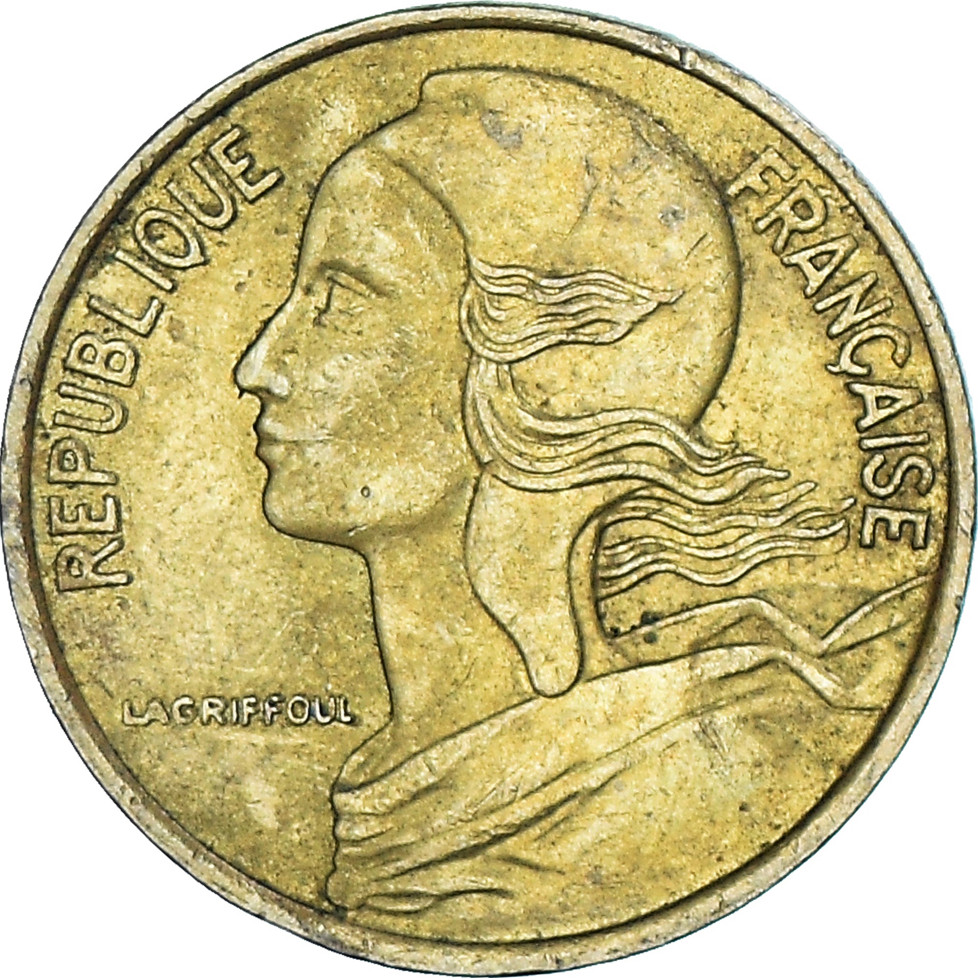 Munten, Frankrijk, 5 Centimes, 1991