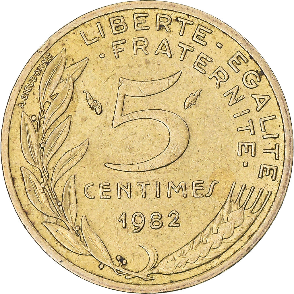 Frankrijk, 5 Centimes, 1982