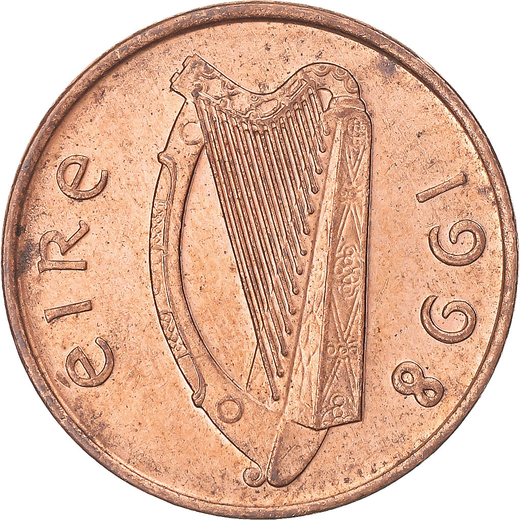Moneta, Irlandia, Penny, 1998