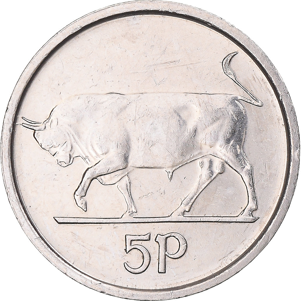 Münze, Ireland, 5 Pence, 2000