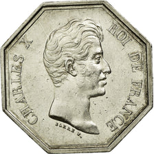 France, Token, Royal, 1825, AU(50-53), Silver