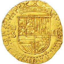 Spain, 2 Escudos, Sevilla, AU(55-58), Gold, 6.73