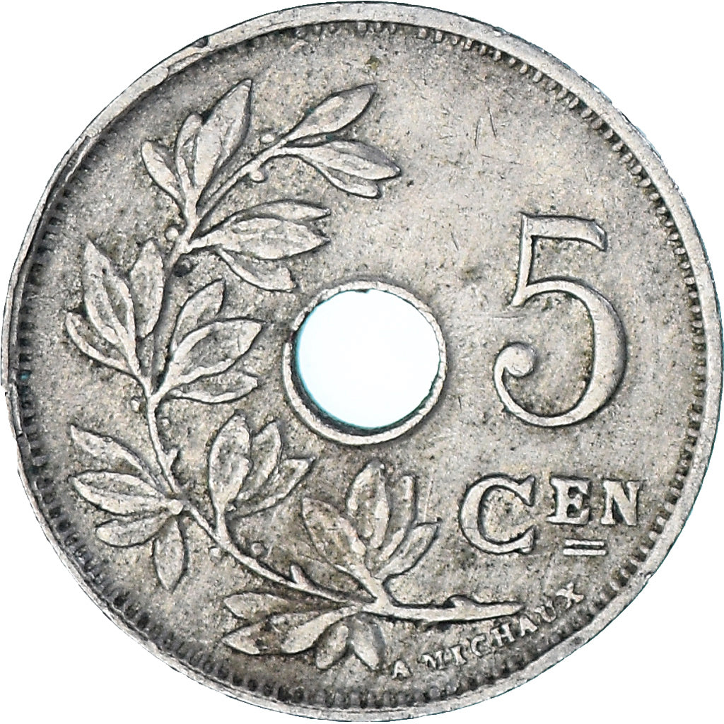 Bélgica, 5 Centimes, 1928