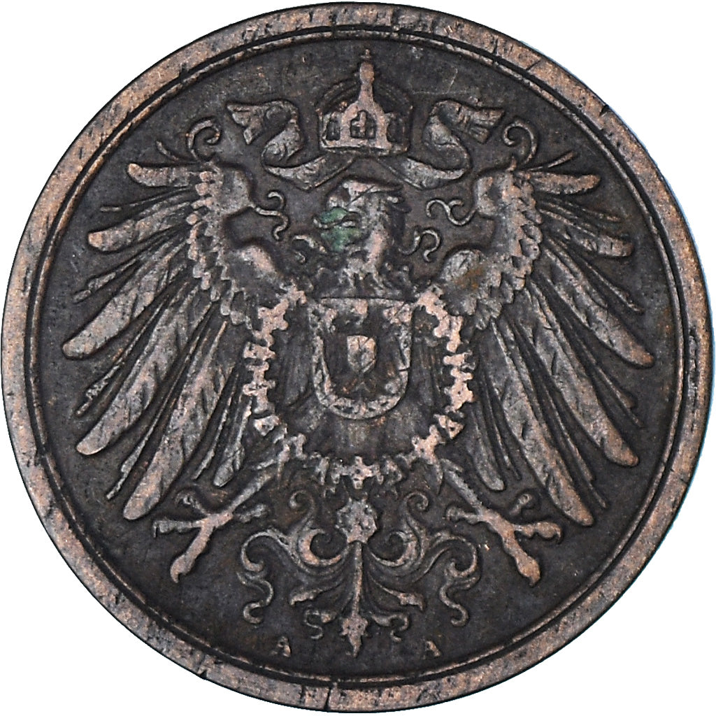 Germania, 2 Pfennig, 1910