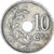 Belgio, 10 Centimes, 1924