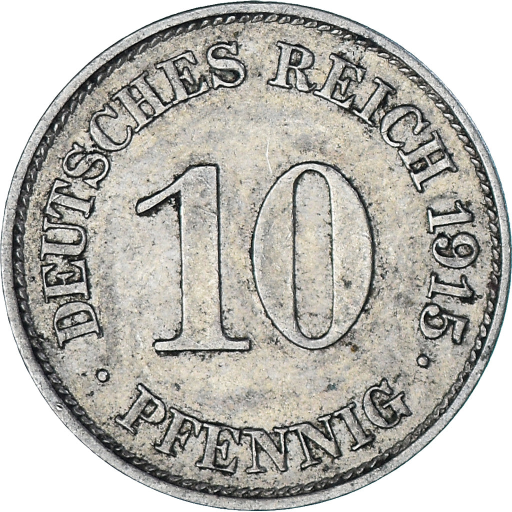 Germany, 10 Pfennig, 1915