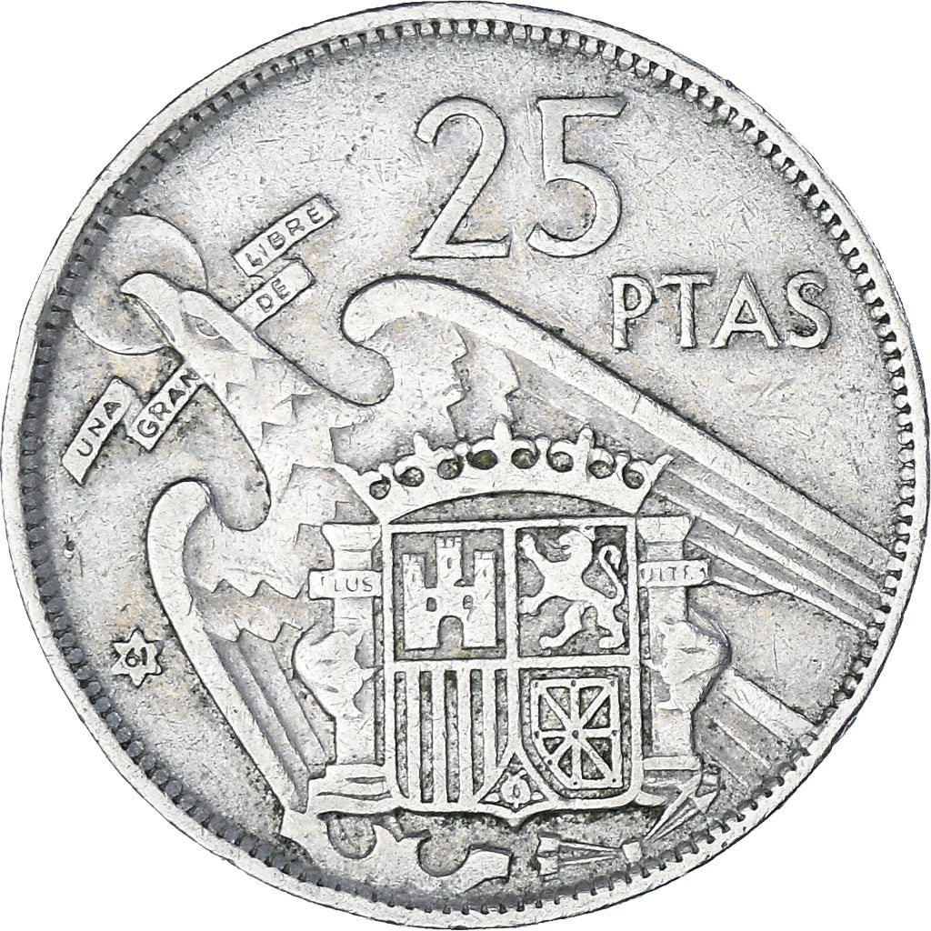 España, 25 Pesetas, 1961
