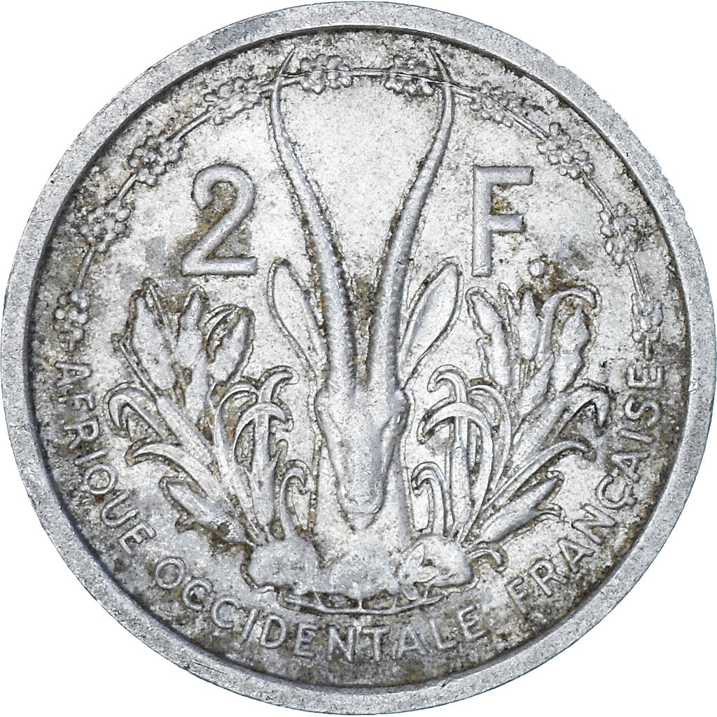 West Africa, 2 Francs, 1955