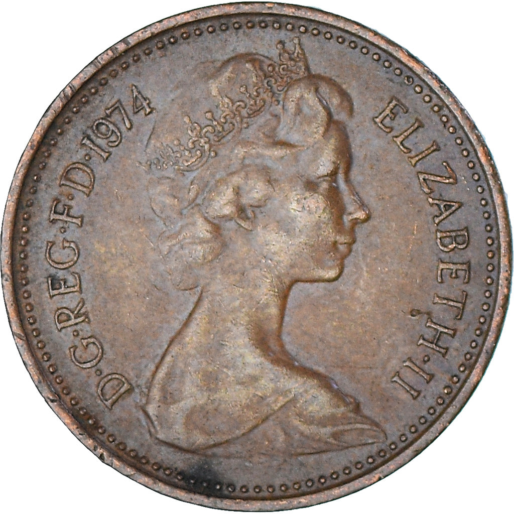 Gran Bretagna, 1 New Penny, 1974