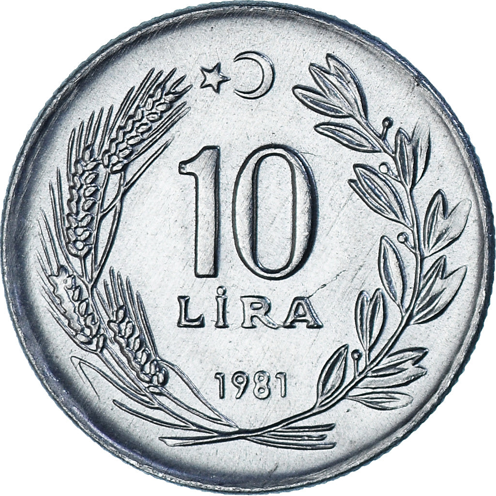 Türkei, 10 Lira, 1981