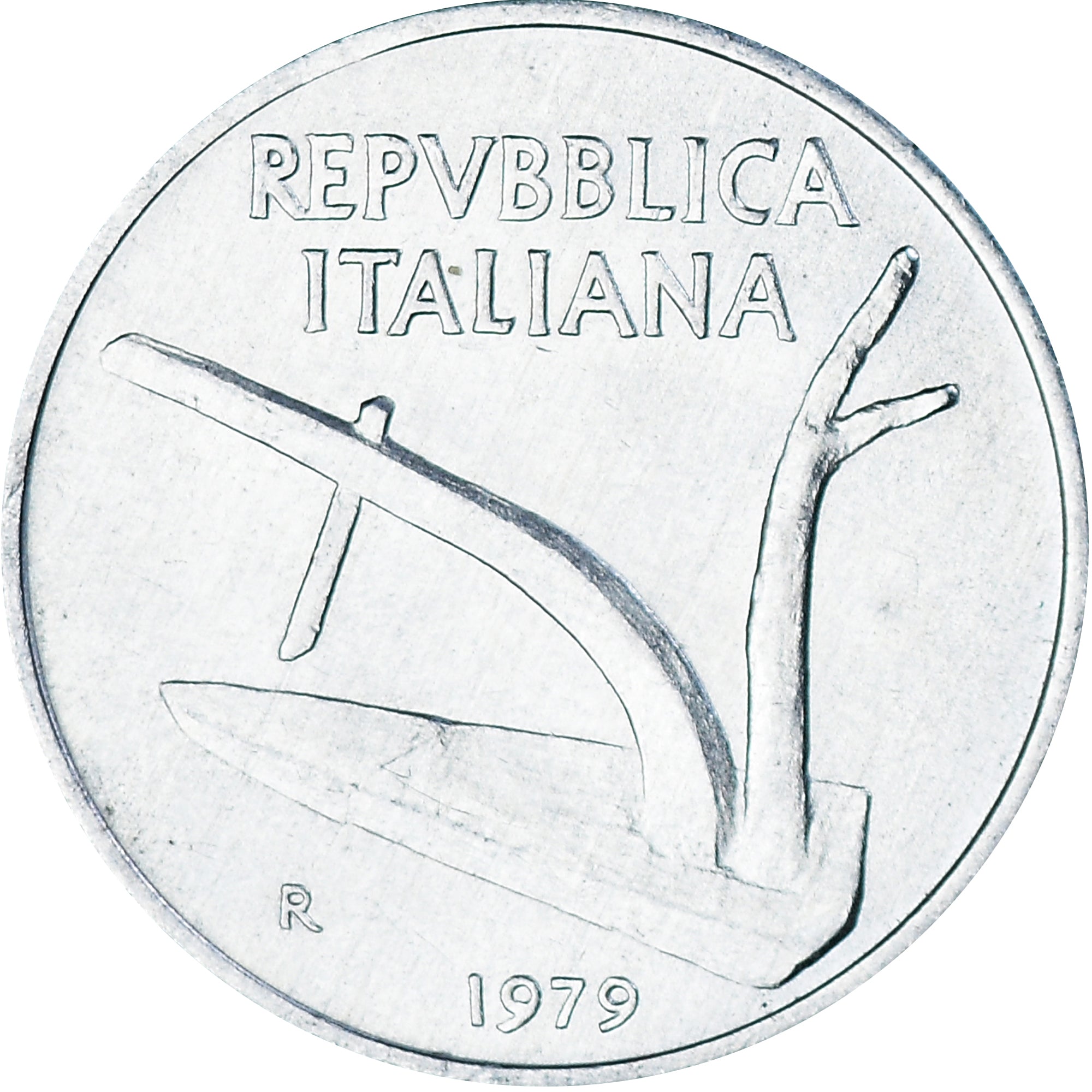 Italia, 10 Lire, 1979