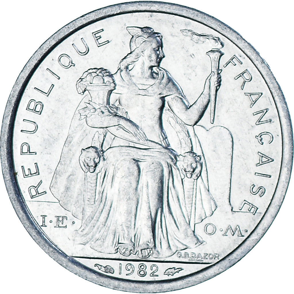 New Caledonia, Franc, 1982