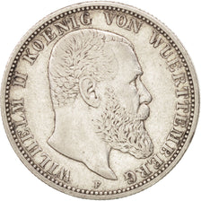 German States, 2 Mark, 1899, Freudenstadt, KM #631, EF(40-45), Silver, 28, 11.11