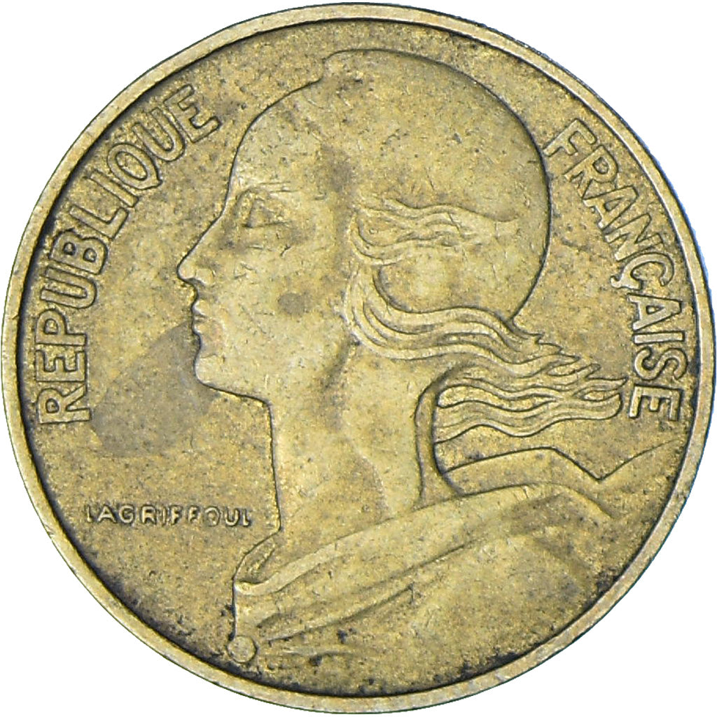 França, 10 Centimes, 1973