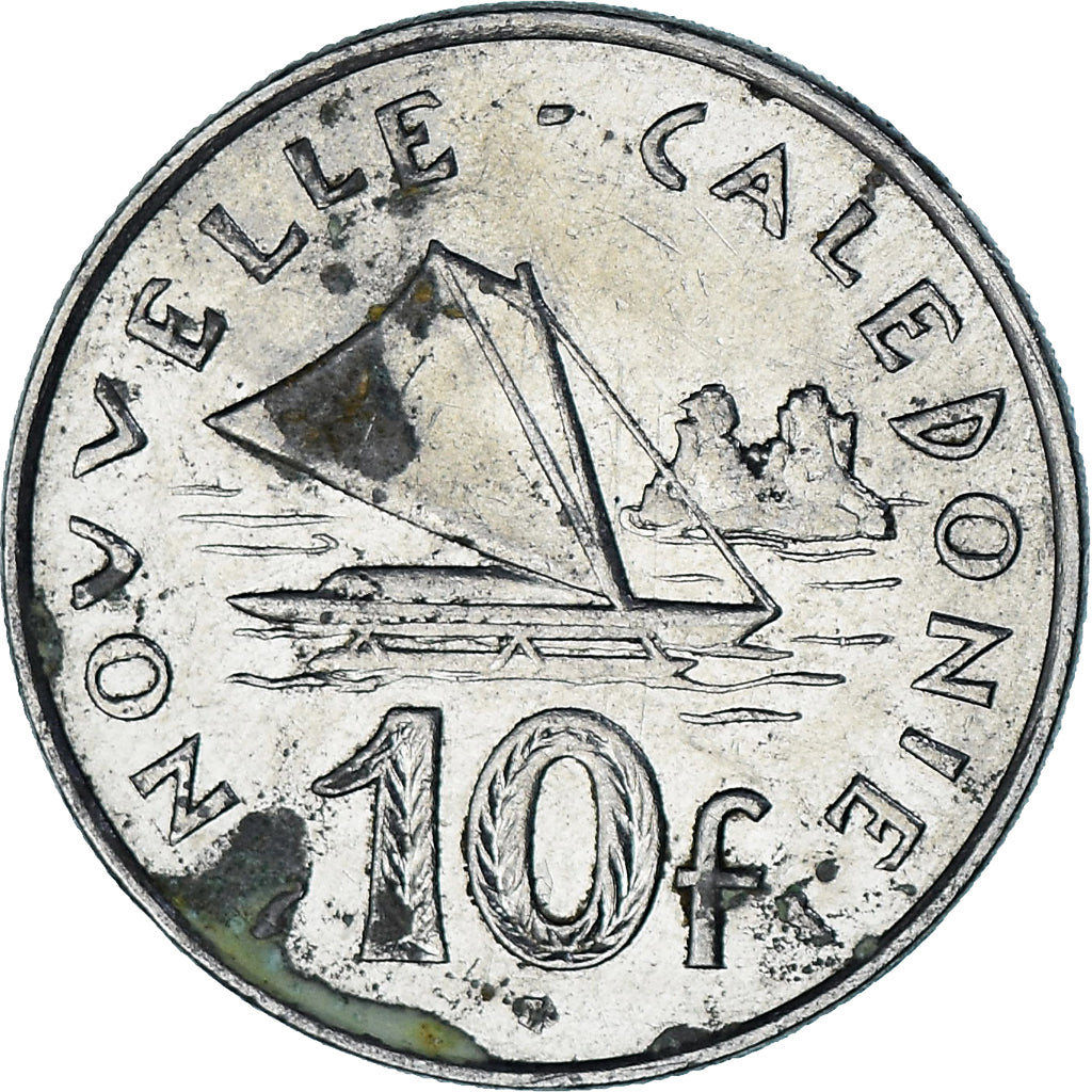 Neukaledonien, 10 Francs, 1973