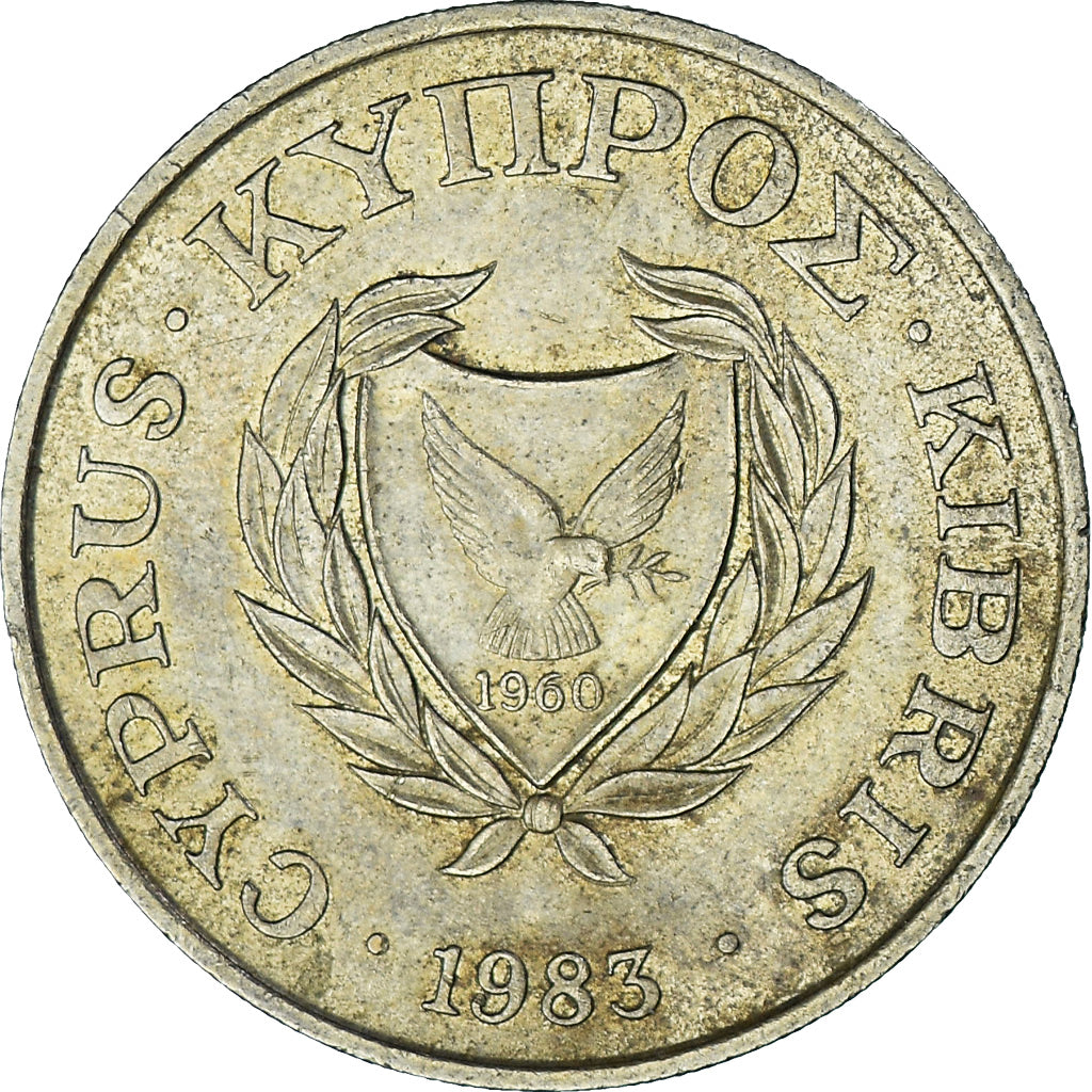 Cyprus, 20 Cents, 1983