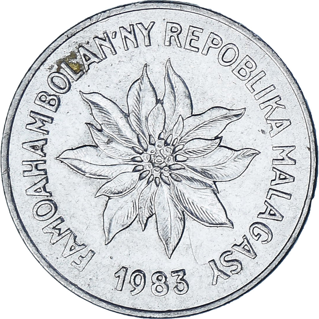 Madagascar, 2 Francs, 1983