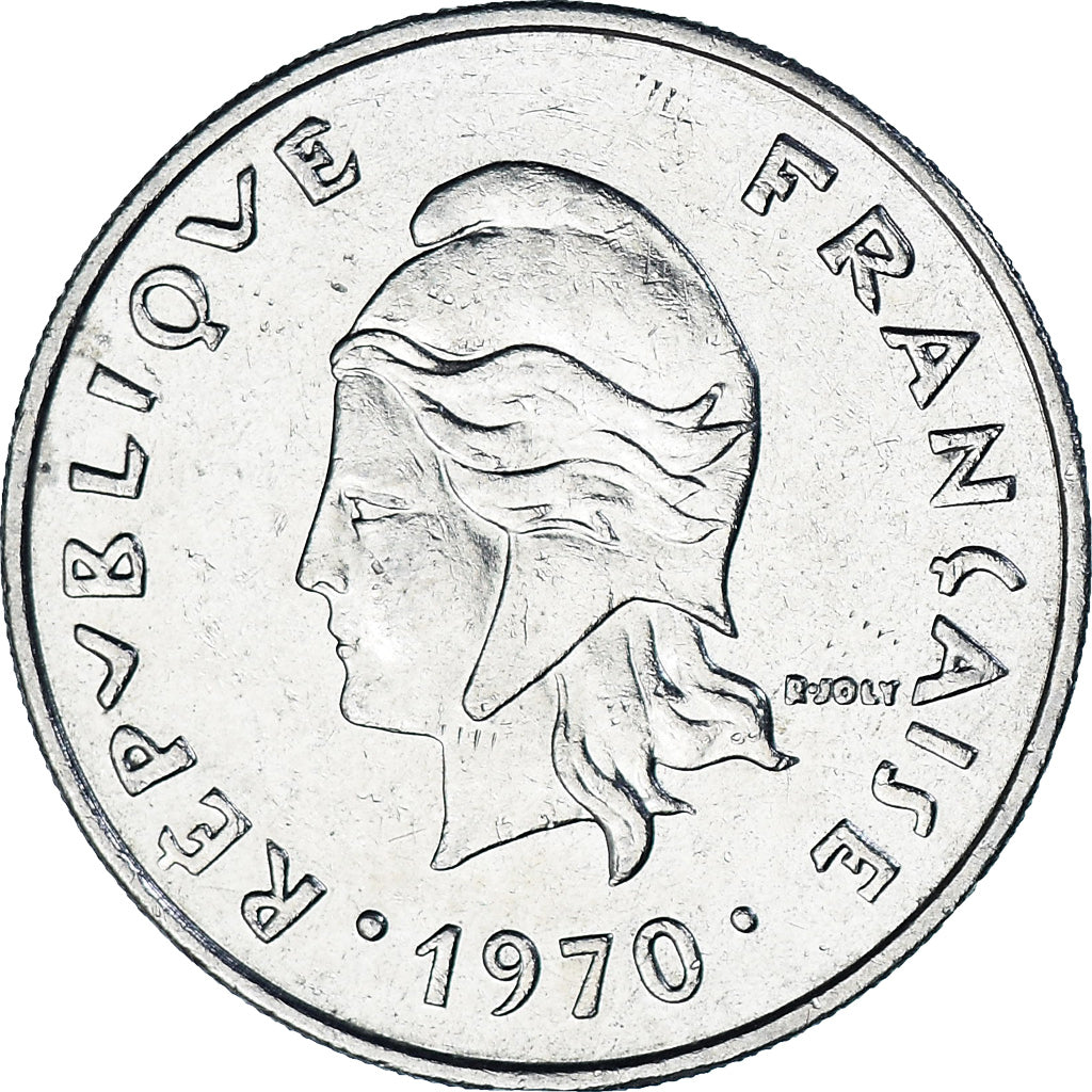 Nova Caledónia, 20 Francs, 1970