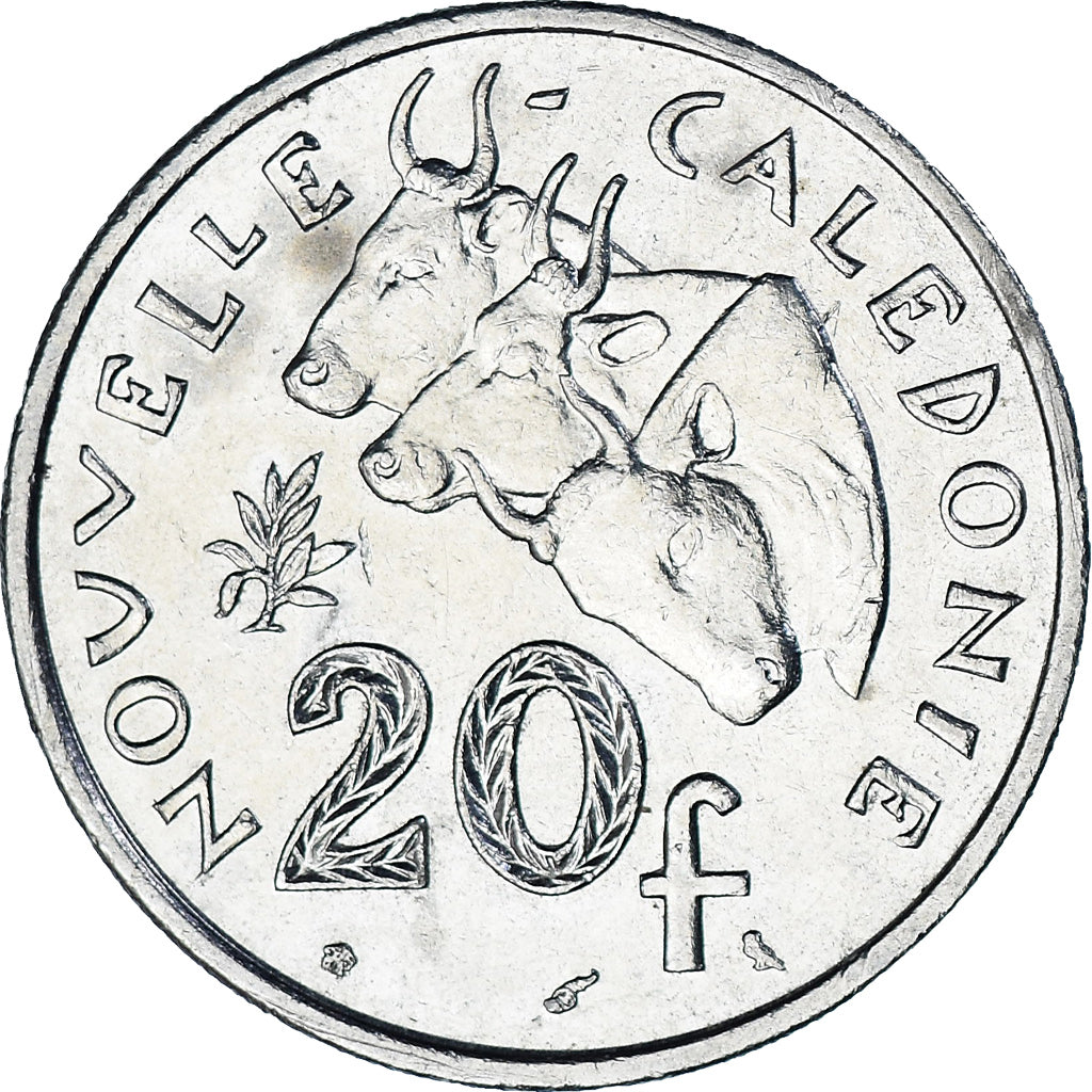 Nova Caledónia, 20 Francs, 1970