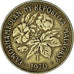 Madagascar, 20 Francs, 4 Ariary, 1970