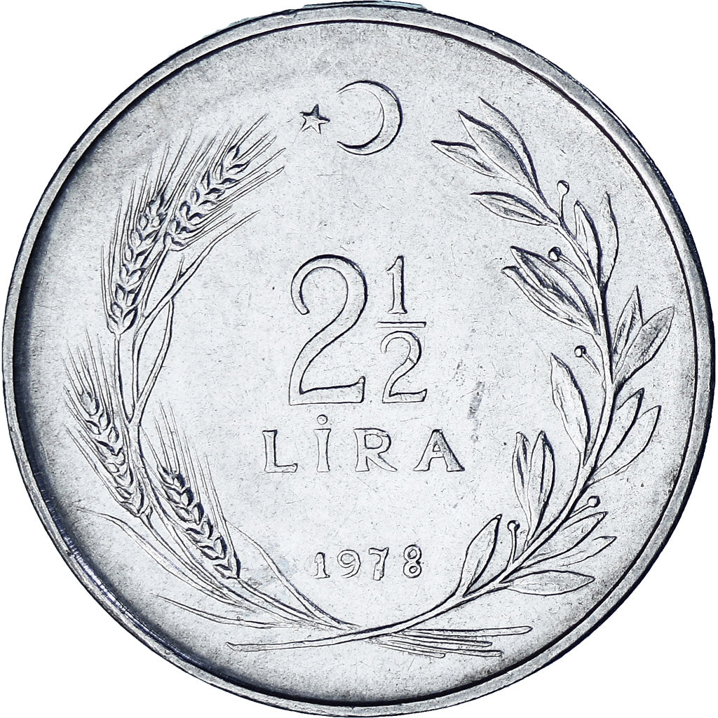 Türkei, 2-1/2 Lira, 1978