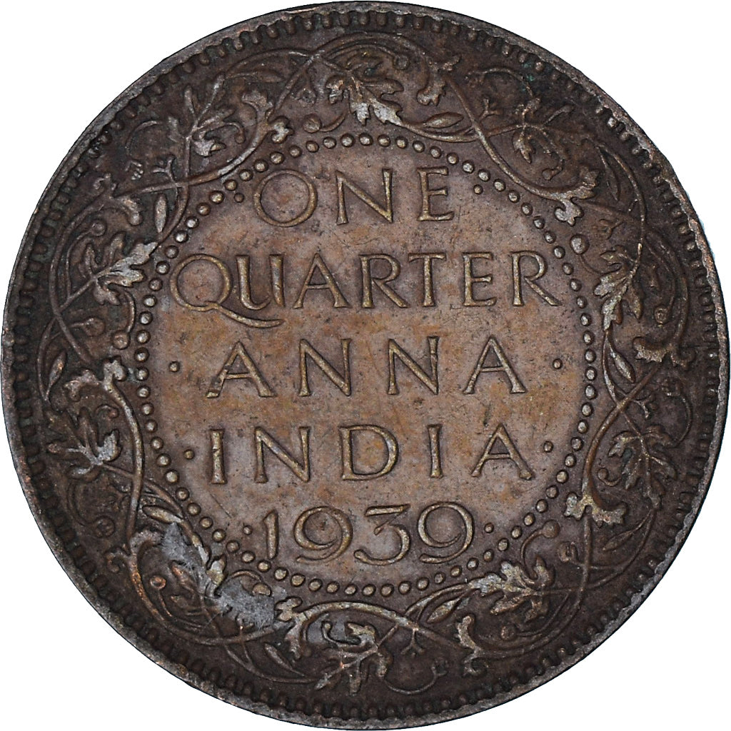 India, 1/4 Anna, 1939