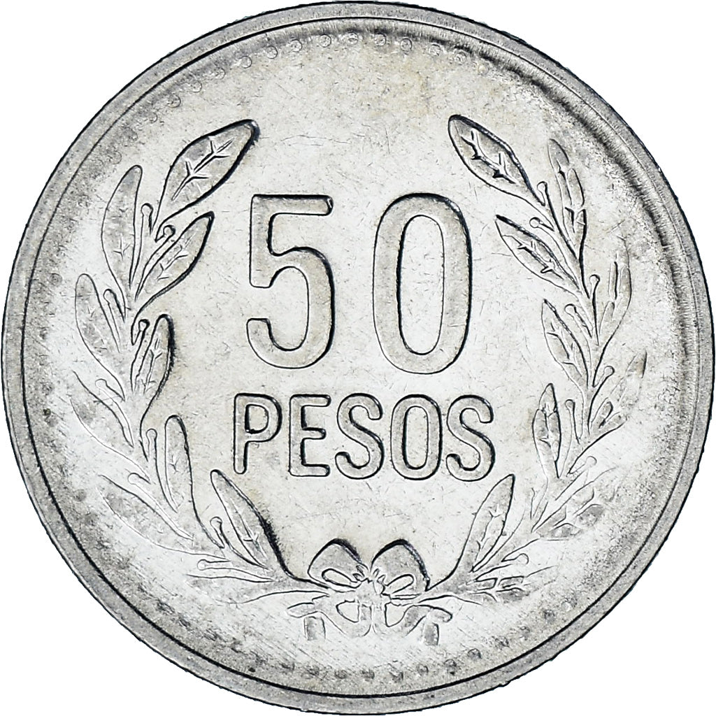 Colombia, 50 Pesos, 2010