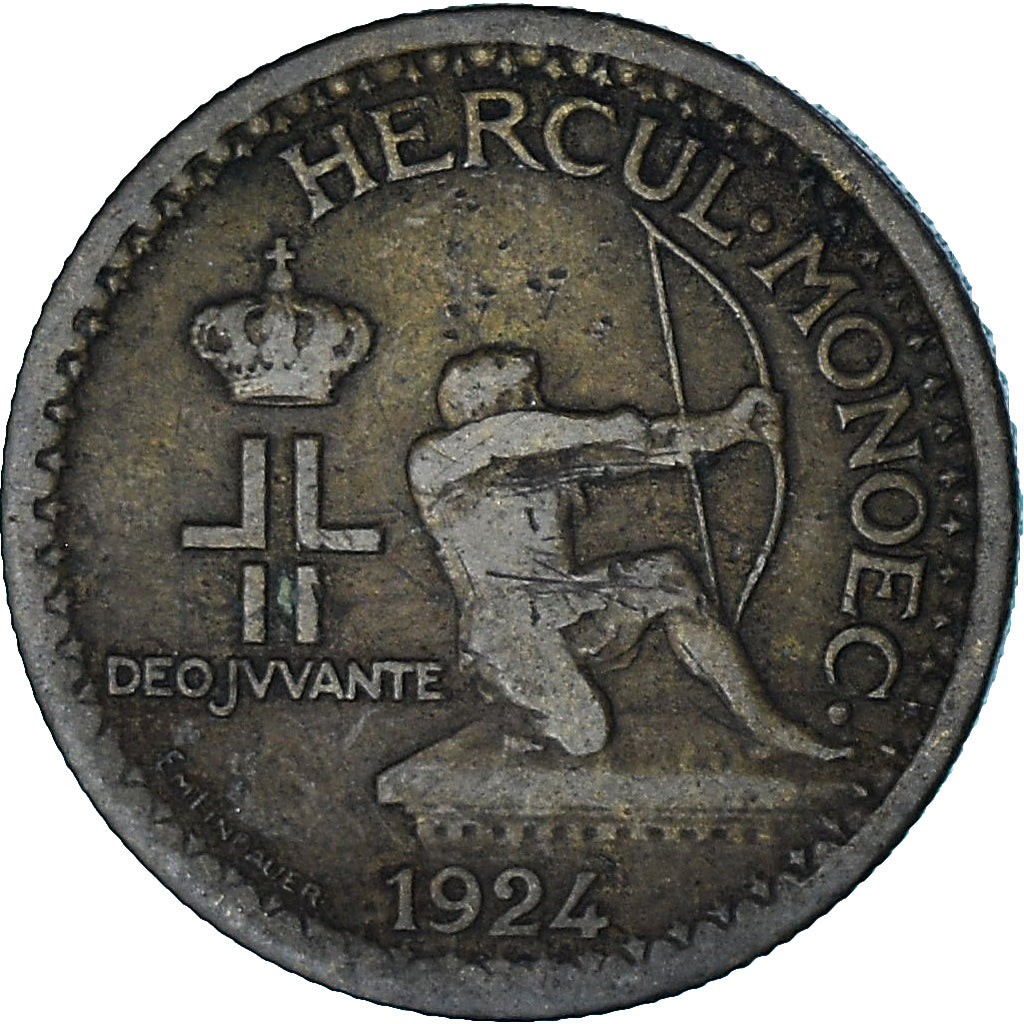 Monaco, 50 Centimes, 1924