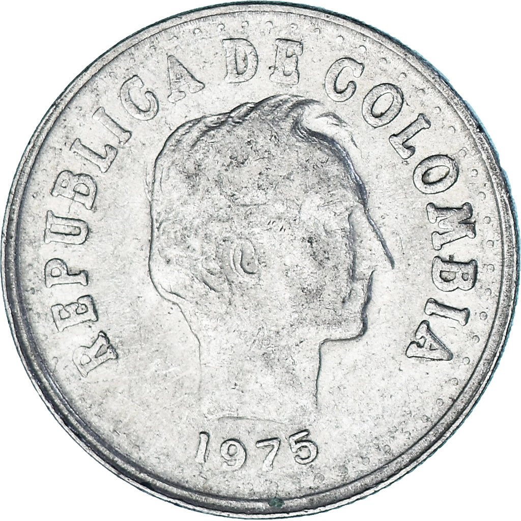 Colombia, 20 Centavos, 1975