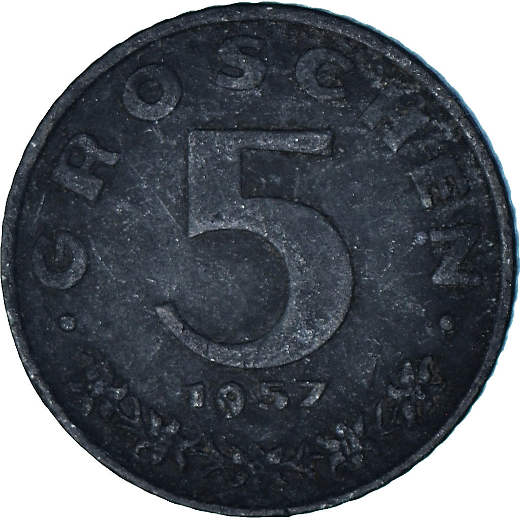 Austria, 5 Groschen, 1957