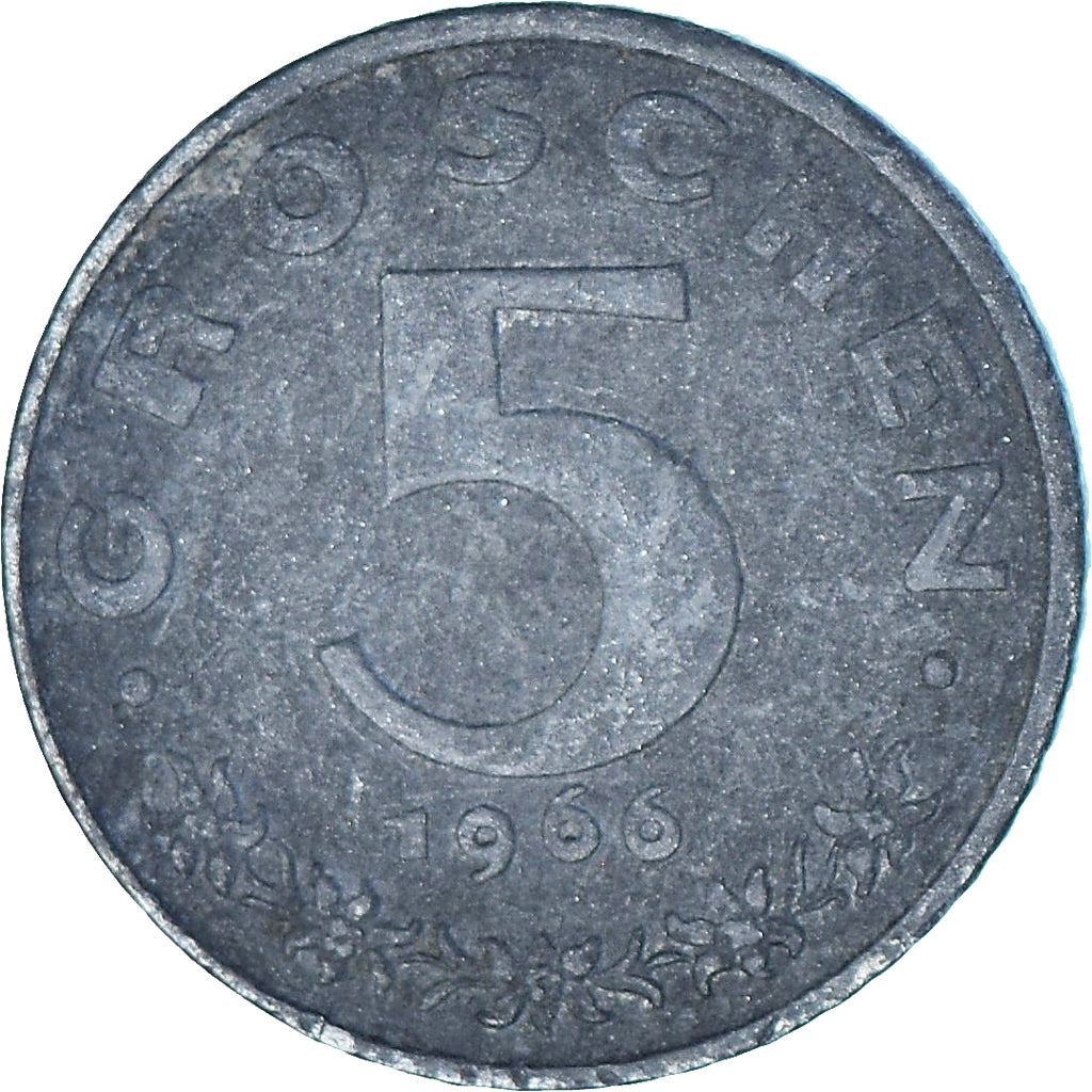 Austria, 5 Groschen, 1966