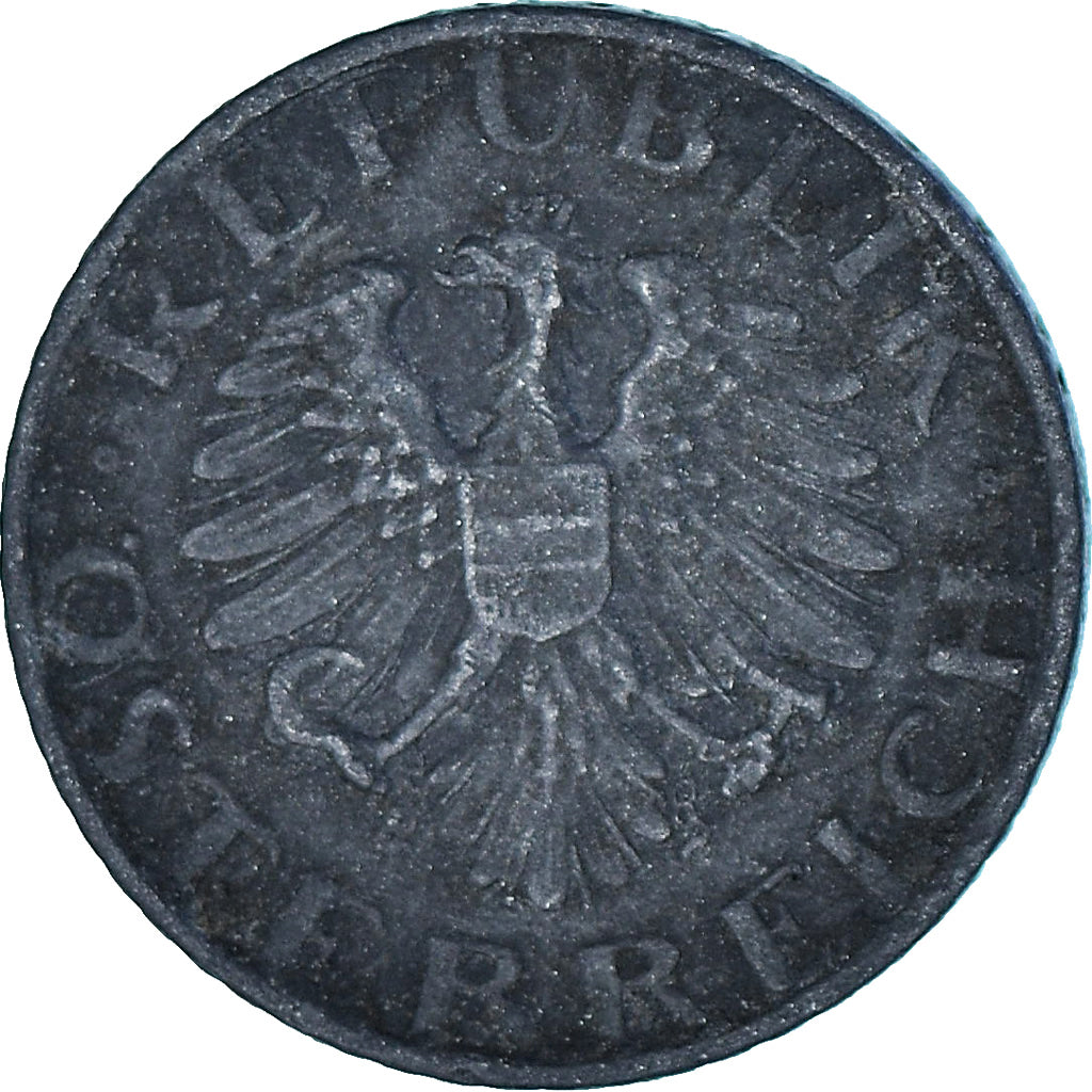 Áustria, 5 Groschen, 1965